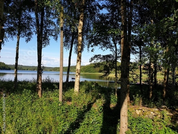 Fototapeta Kungsbacka nature and landscape in Sweden