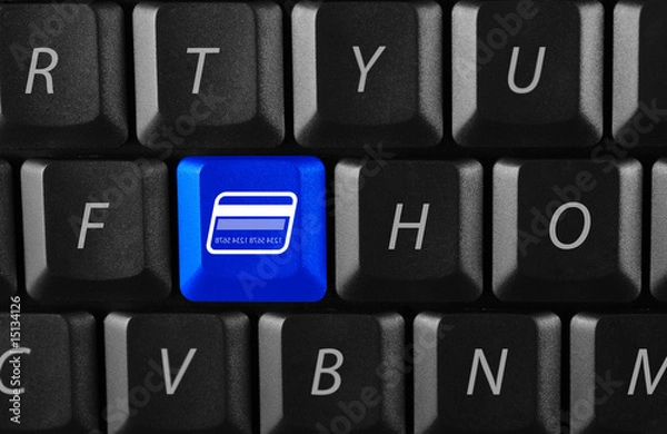 Fototapeta electronic shopping