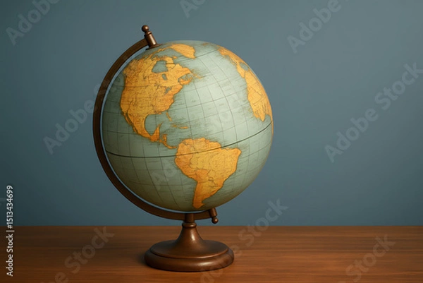 Fototapeta globe on the table