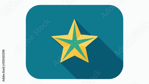 Fototapeta Star vector icon 