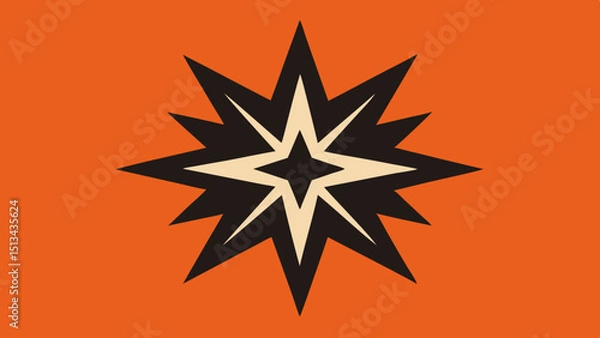 Fototapeta Star vector icon 