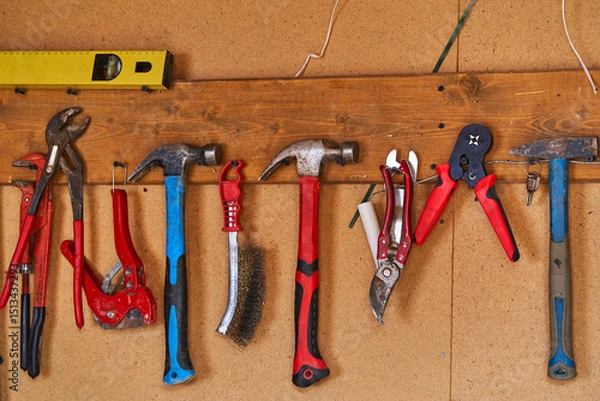 Obraz tools on the wall