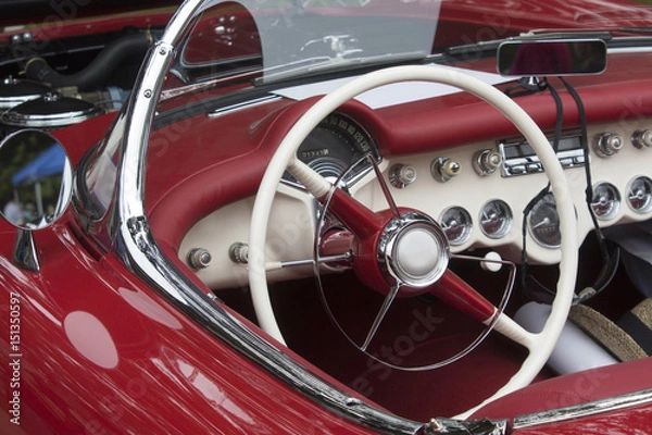 Obraz Classic Car Dashboard