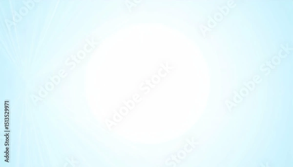 Fototapeta Abstract Light Blue Background with Soft White Gradient