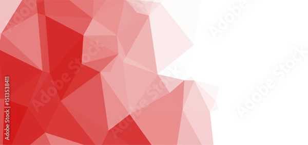 Fototapeta Red-toned geometric abstract