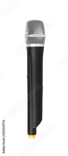 Obraz One cordless microphone. Isolated