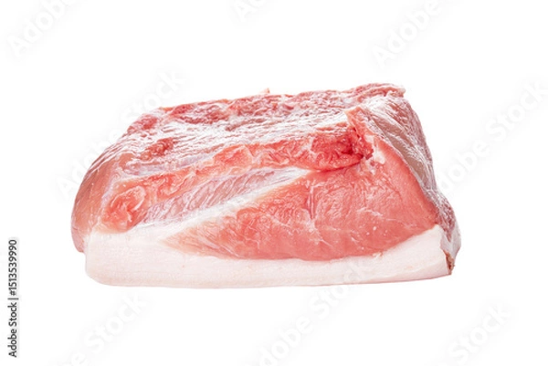 Obraz Uncooked and raw meat. Isolated