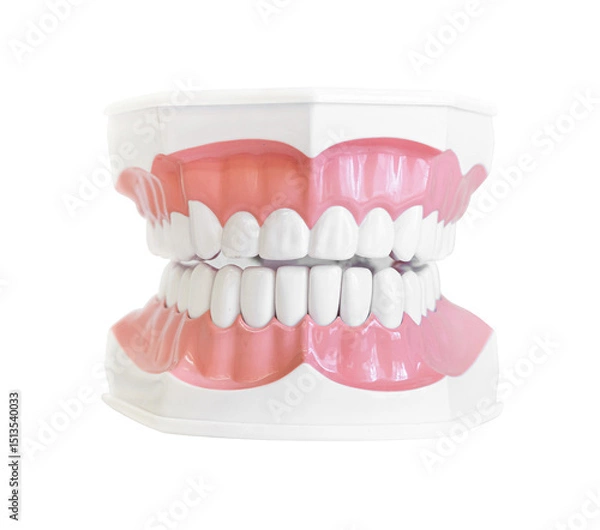 Obraz Dental jaw model. Isolated