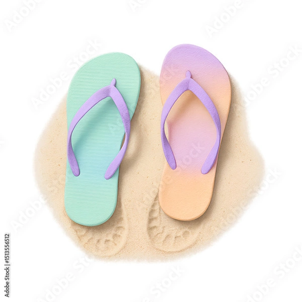 Obraz 비치슬리퍼