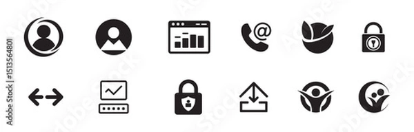 Fototapeta Essential outline icon vector