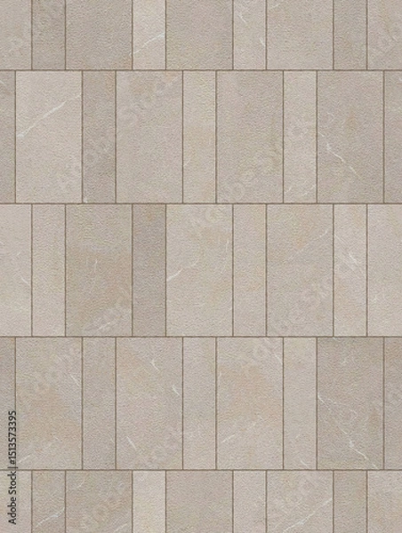 Fototapeta seamless limestone flemish stone cladding for external walls and facades internal floor paving texture pattern	