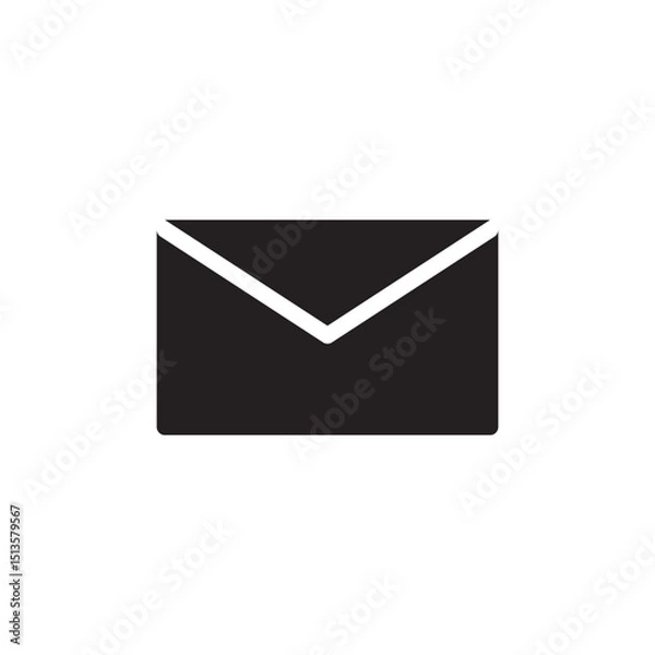 Fototapeta Editable mail icon vector design illustrator