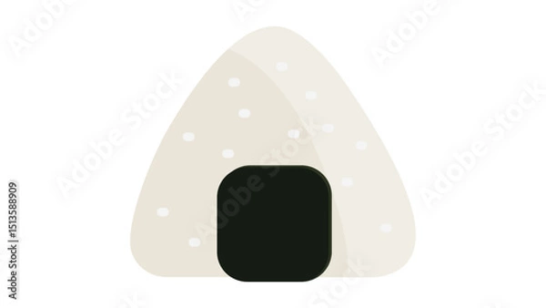 Obraz Rice Onigiri Icon