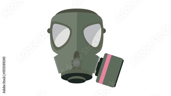 Obraz Front View Gas Mask Icon