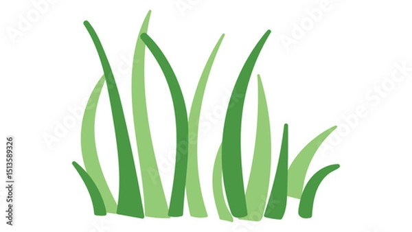 Obraz Green Grass Blades Icon