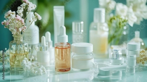 Obraz Dermatologist Creating Pharmaceutical Skincare Solutions

