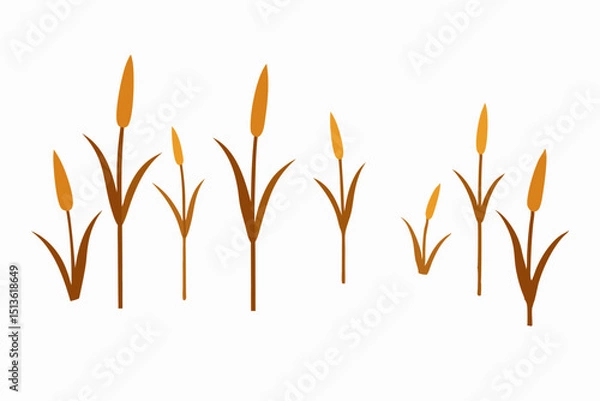Obraz wintry field with dried corn stalks poking through.svg