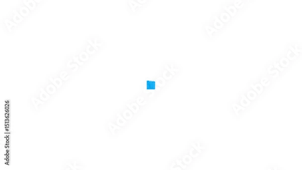 Fototapeta 3d graphic of a creative idea icon on a white background