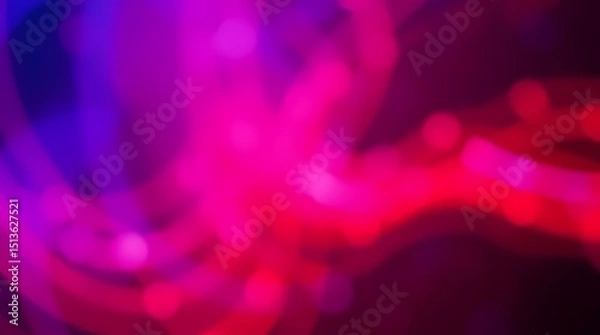 Fototapeta A vibrant abstract image with a blurred background of pink and purple lights, creating a sense of movement and energy