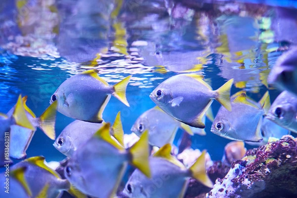 Obraz The underwater world of the coral reef. Nature on the Red Reef