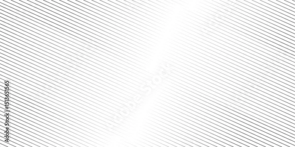 Obraz Diagonal stripe oblique, slanting lines gradient abstract art modern geometric vector pattern background. black and white ribbed striped diagonal line pattern as gradient fabric texture.