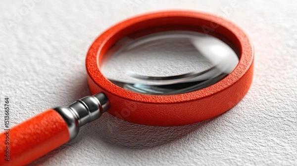 Obraz Magnet on a white surface representing the concept of highlighting deviation and identifying off-track issues