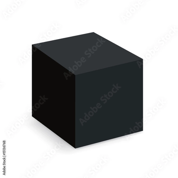 Obraz Cube noir