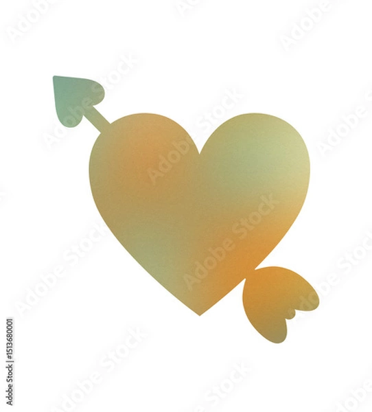 Obraz heart with leaves