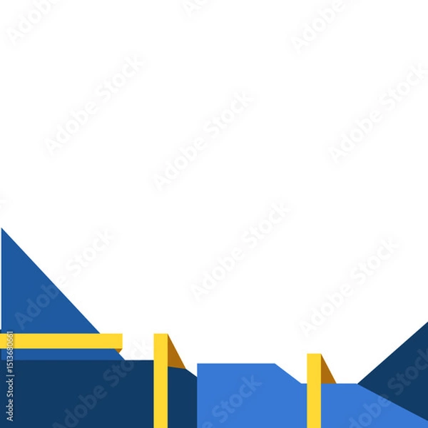 Obraz Geometric Footer