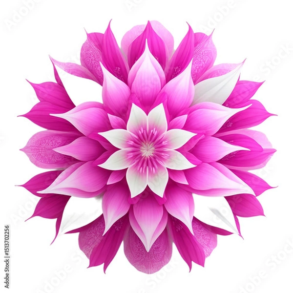 Obraz Flower mandala cut out