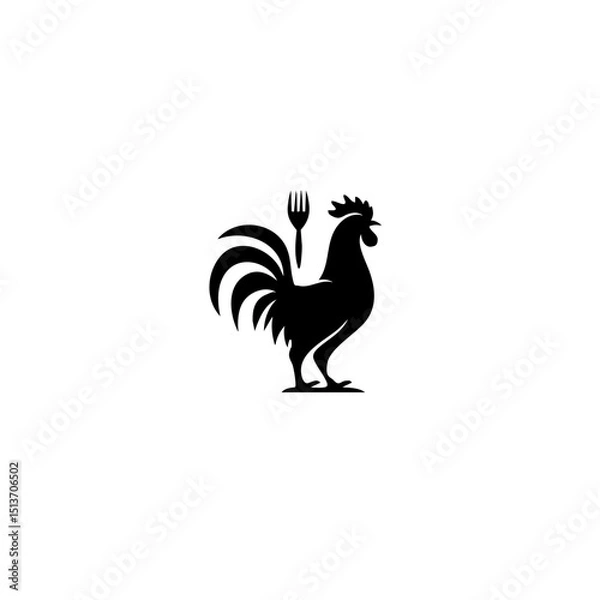 Fototapeta Black & White Vector Mark - Timeless Minimalist Branding