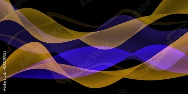 Obraz fala kolor abstrakcja