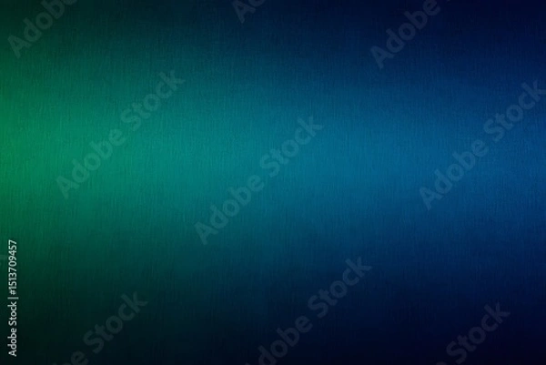 Obraz Abstract green and blue gradient background with textured surface suitable for design