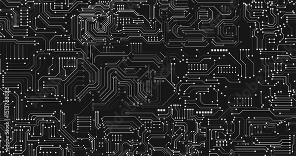 Obraz Circuit board backgrounds abstract architecture. 