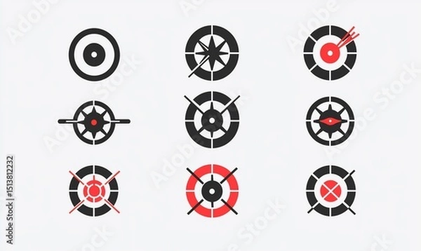 Fototapeta Abstract circular design elements