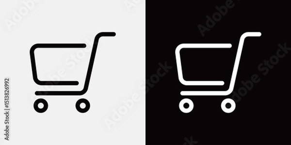 Obraz オンラインストアなどで使えるショッピングカートアイコン
