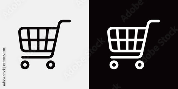 Obraz オンラインストアなどで使えるショッピングカートアイコン
