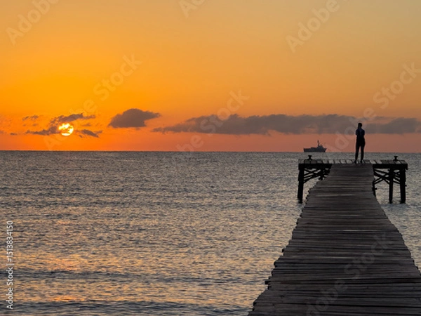 Obraz Sunrise over Mallorca Beach