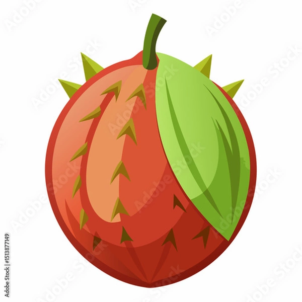 Obraz vector illustration of a watermelon