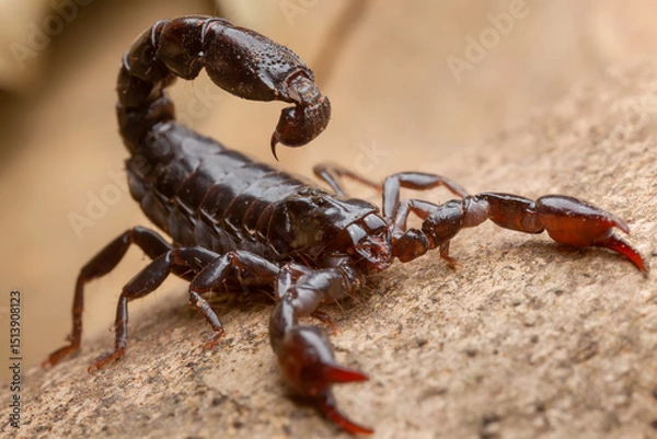 Fototapeta Scorpion (Bothriurus bonariensis)