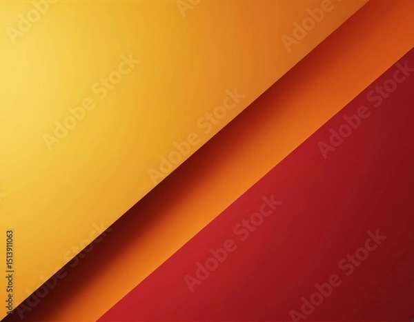 Fototapeta Abstract background gradient lines in red yellow orange colors. Modern graphic design for posters fliers presentations. Geometric composition for web design mobile app. Minimalist style illustration.