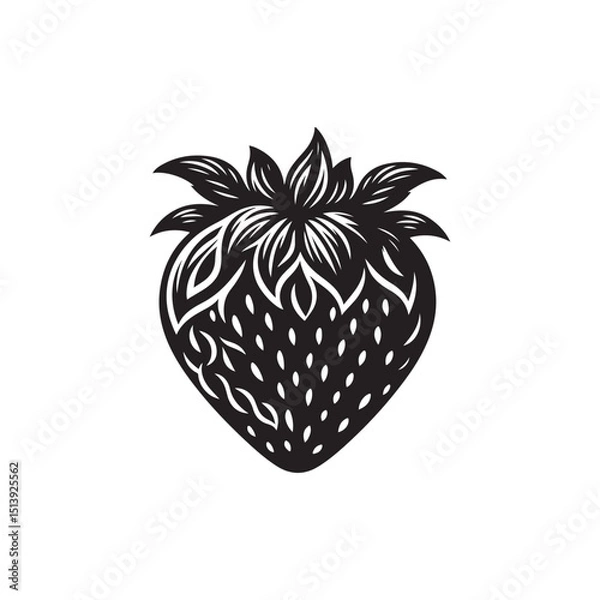 Fototapeta Strawberry Vector (3).eps