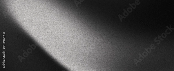 Fototapeta Grainy black and white texture background, abstract noise design for creative poster black backdrop digital banner or print