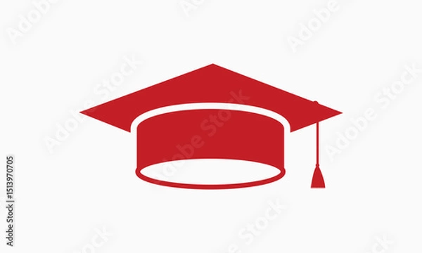 Obraz A vector red graduation design.