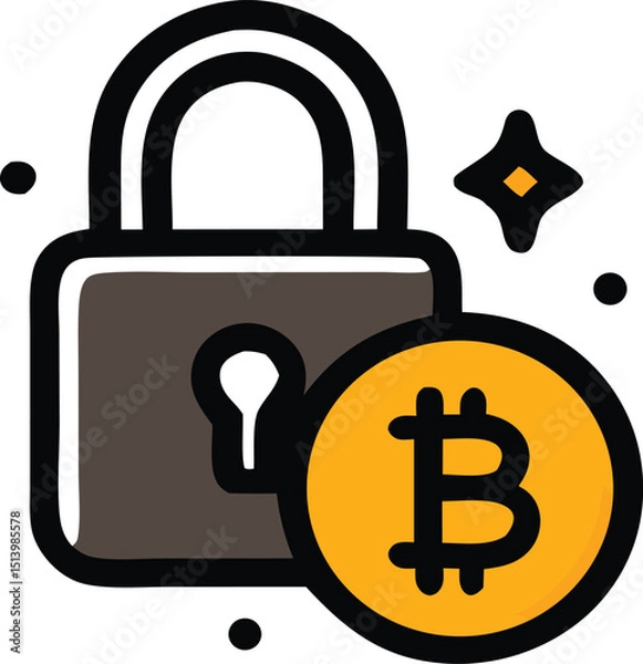 Fototapeta secure transactions icon