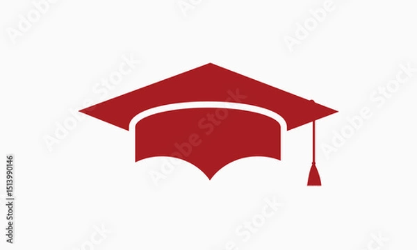 Obraz A vector red graduation design.