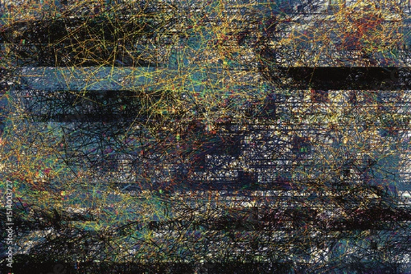 Obraz glitch pattern abstract background