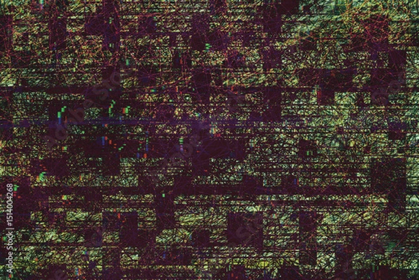 Obraz glitch pattern abstract background