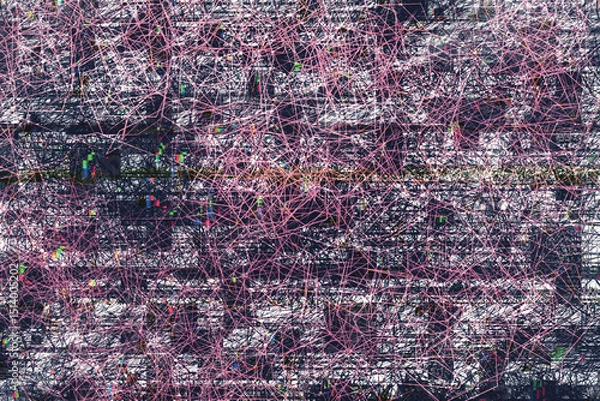 Obraz glitch pattern abstract background