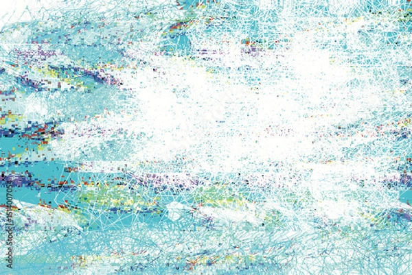 Obraz glitch pattern abstract background noise retro texture
